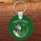 Porte-clés Peace English Setter (Verso)