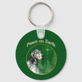 Porte-clés Peace English Setter (Verso)