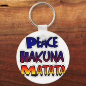 Porte-clés Peace Hakuna Matata Gradient Art (Recto)