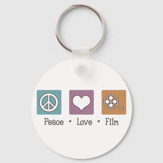 Porte-clés Peace Love (Recto)