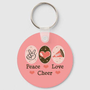Porte-clés Peace Love Cheer Porte - clé