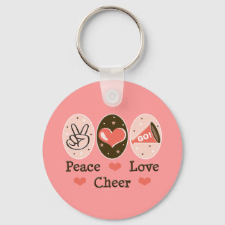 Porte-clés Peace Love Cheer Porte - clé