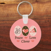 Porte-clés Peace Love Cheer Porte - clé (Recto)