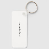 Porte-clés Peace Love Cyclist Cute Blue Cyclist Custom (Verso)