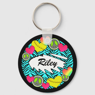 Porte-clés Peace Love Fastpitch Porte - clé