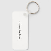 Porte-clés Peace Love Film Company Custom Clapper Board (Verso)