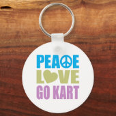 Porte-clés Peace Love Go Kart (Recto)
