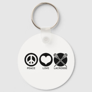 Porte-clés Peace Love Lacrosse