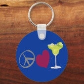 Porte-clés Peace Love Margaritas Porte - clé (Recto)