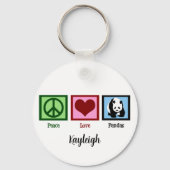 Porte-clés Peace Love Pandas (Verso)