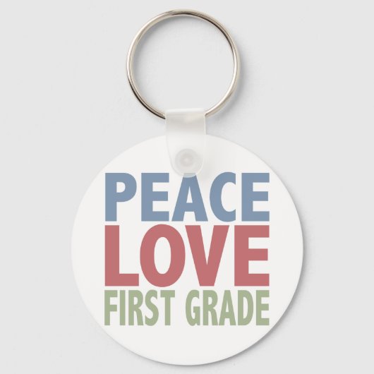 Porte-clés Peace Love Première année (Recto)