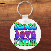 Porte-clés Peace Love Purim (Recto)