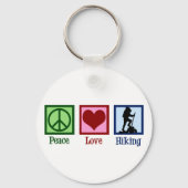 Porte-clés Peace Love Randonnée (Recto)