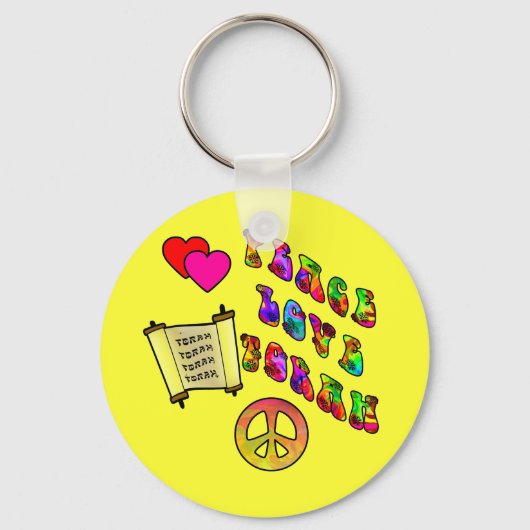 Porte-clés Peace Love Torah Porte - clé (Recto)