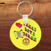Porte-clés Peace Love Torah Porte - clé (Recto)