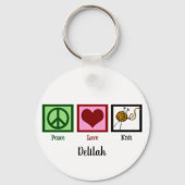 Porte-clés Peace Love & Tricot (Verso)