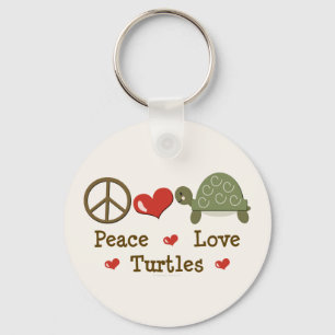 Porte-clés Peace Love Turtles Porte - clé