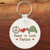 Porte-clés Peace Love Turtles Porte - clé (Recto)