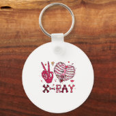 Porte-clés Peace Love X Ray Valentine (Recto)