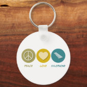 Porte-clés Peace Love Xylophone (Recto)