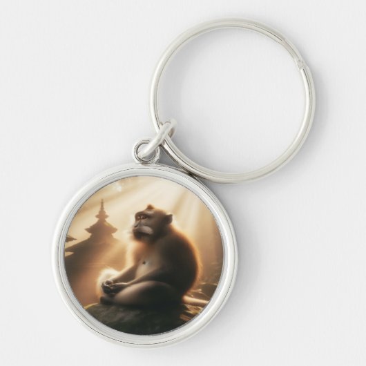 Porte-clés Peaceful Monkey Keychain (Devant)