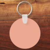 Porte-clés Peach Custom Name Motivational Quote   (Verso)