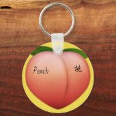 Porte-clés Peach emoji (Recto)