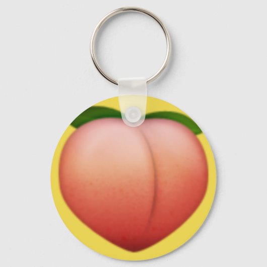 Porte-clés Peach emoji (Recto)