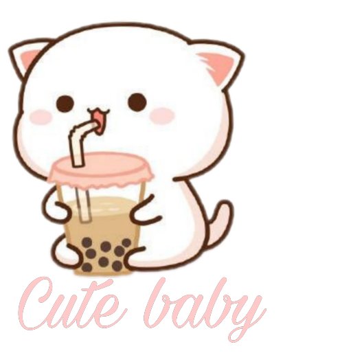 Porte-clés Peach et Goma Mochi Chat Bubble Tea Baby Bodysuit