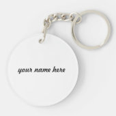 Porte-clés Peach Love Goma By Couplese motion (Dos)