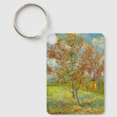 Porte-clés Peach Tree rose en fleurs par Vincent van Gogh (Recto)