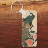 Porte-clés Peacock and Peonies de Hiroshige, Art japonais (Recto)