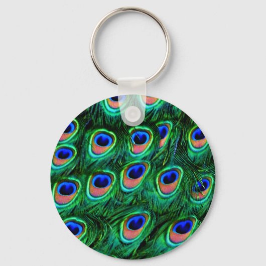 Porte-clés Peacock feathers_ (Recto)