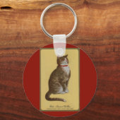 Porte-clés Peake, le chat tabby de Chessie (Recto)