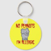 Porte-clés Peanut Allergy Elephant (Recto)
