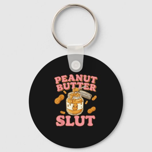 Porte-clés Peanut Butter Funny Peanut Butter Lovers Apparel (Recto)