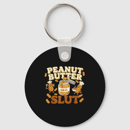 Porte-clés Peanut Butter Funny Peanut Butter Lovers Apparel (Recto)