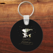 Porte-clés Peanuts Winter Skating (Recto)