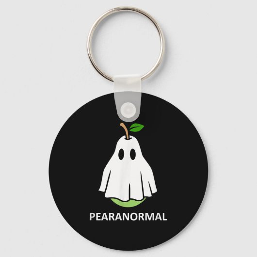 Porte-clés Pearanormal Cute Ghost Pear Halloween Costume Funn (Recto)