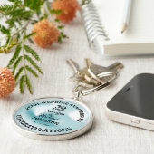 Porte-clés Pearl Mariage 30 ans commémoratif (Côté)