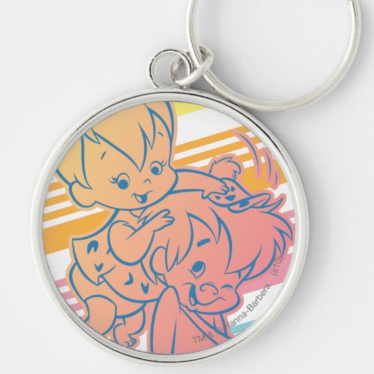 Porte-clés PEBBLES™ Bam Bam Grooming (Devant)