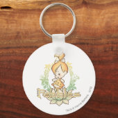 Porte-clés PEBBLES™ en Lotus Flower (Recto)