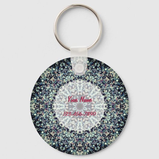 Porte-clés Pebbles Mandala (Recto)