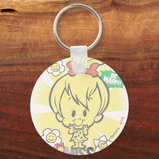 Porte-clés PEBBLES™ Miss Merveilleuse (Recto)