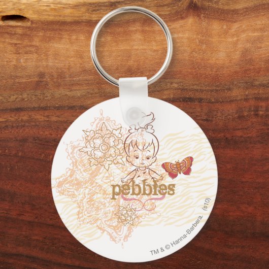 Porte-clés PEBBLES™ Sandy Design (Recto)