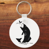 Porte-clés Pêche à la mouche Sauter Larvea Hook Pêcheur Cadea (Recto)