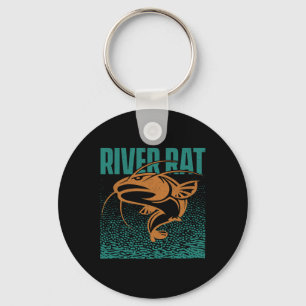 Porte-clés Pêche à la pêche au rat d'eau douce - Pêche au poi