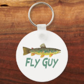 Porte-clés Pêche à la truite (Recto)