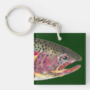 Porte-clés Pêche à la truite