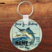 Porte-clés Pêche, ajouter un nom ou un porte - clé texte (Recto)